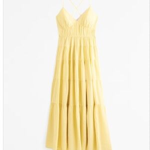 Abercrombie Flowy Tiered Maxi Dress